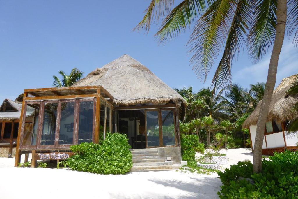 Casa Violeta Otel Tulum Dış mekan fotoğraf
